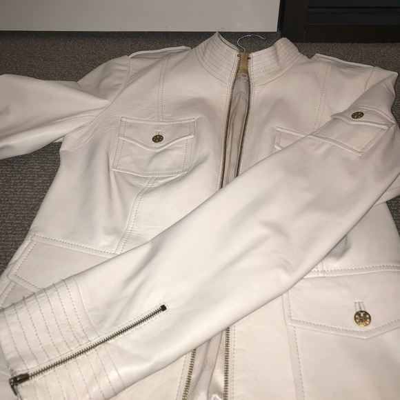 Tory Burch Leather Biker Jacket - Picture 13 of 16